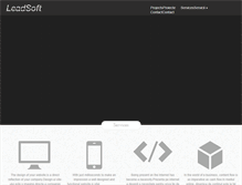 Tablet Screenshot of leadsoft.ro